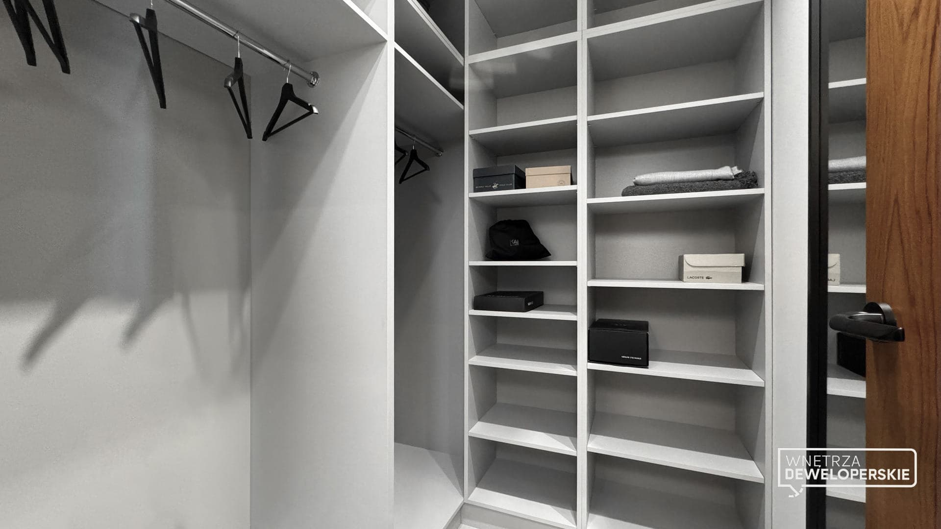 Spacious wardrobe