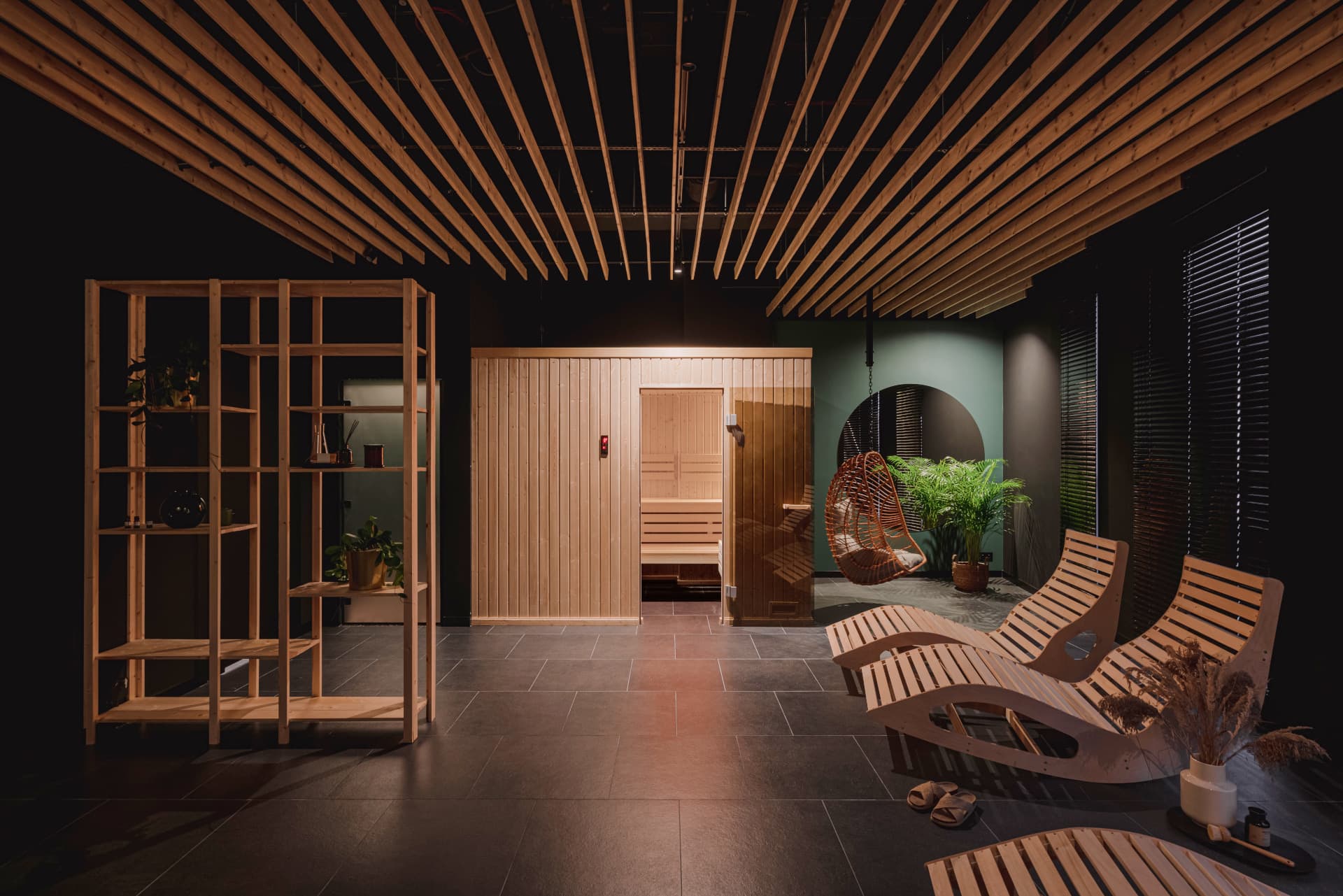 Shared SPA area with sauna