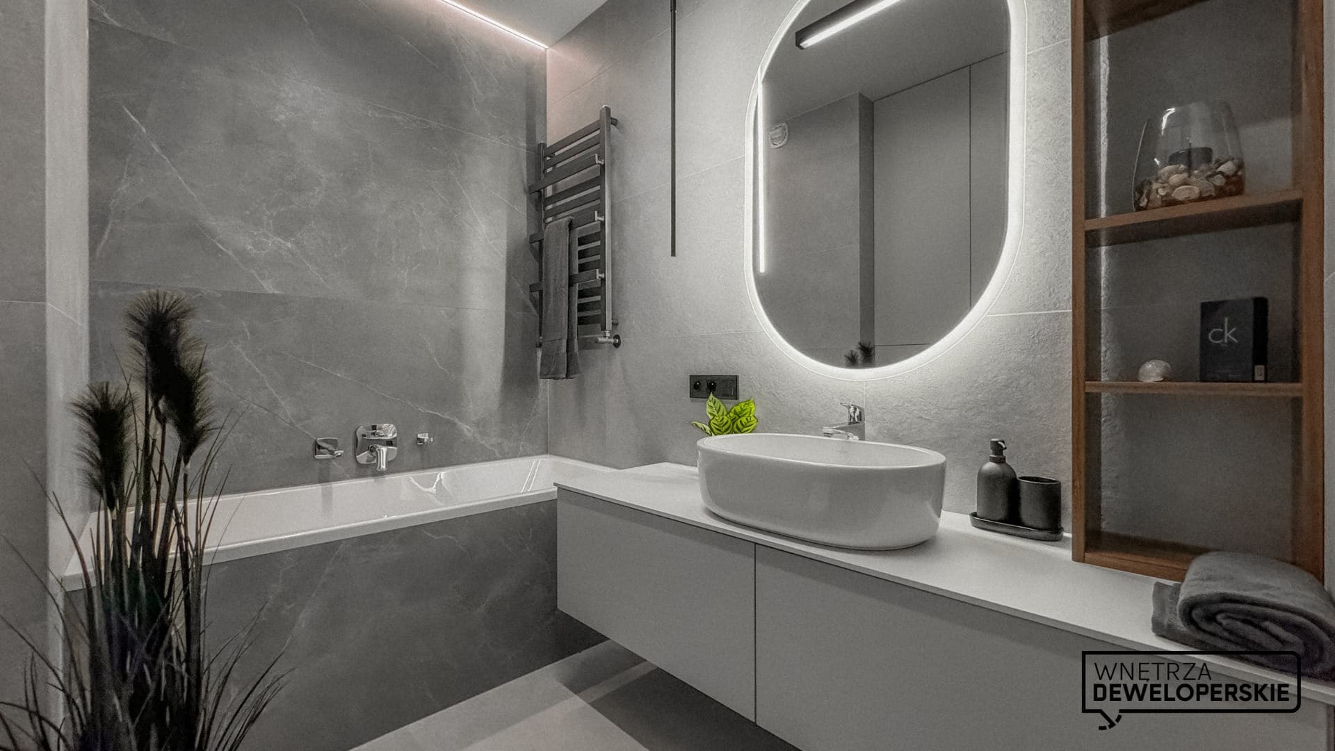 Interior - bathroom with a bathtub